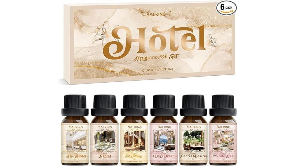 hotel diffuser oils set