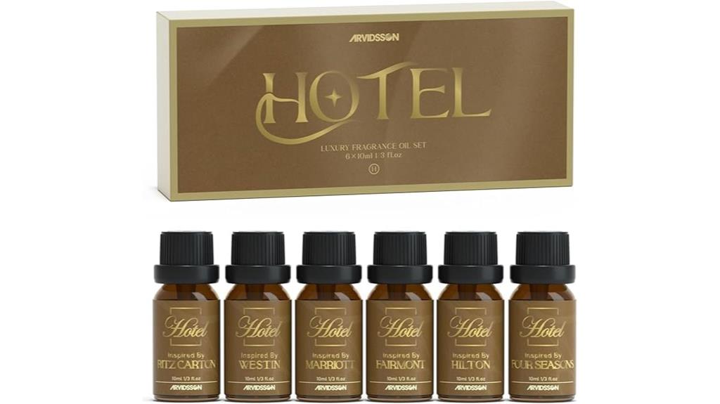 hotel fragrance diffuser set