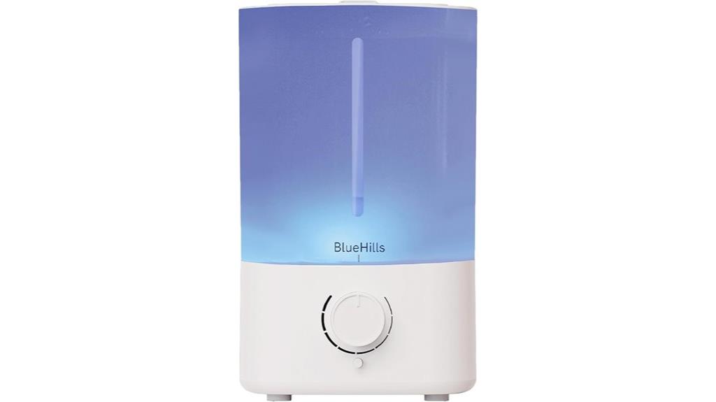large blue essential oil diffuser