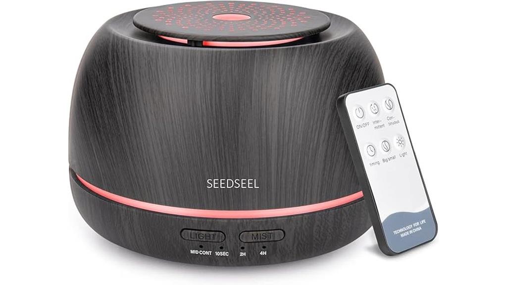 large capacity diffuser with remote