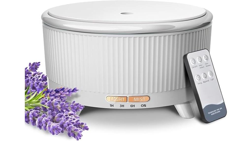 large capacity diffuser with remote