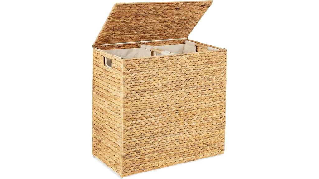 large double laundry hamper