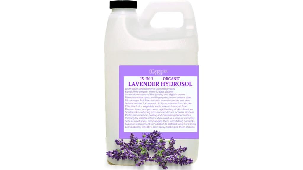 large lavender floral water