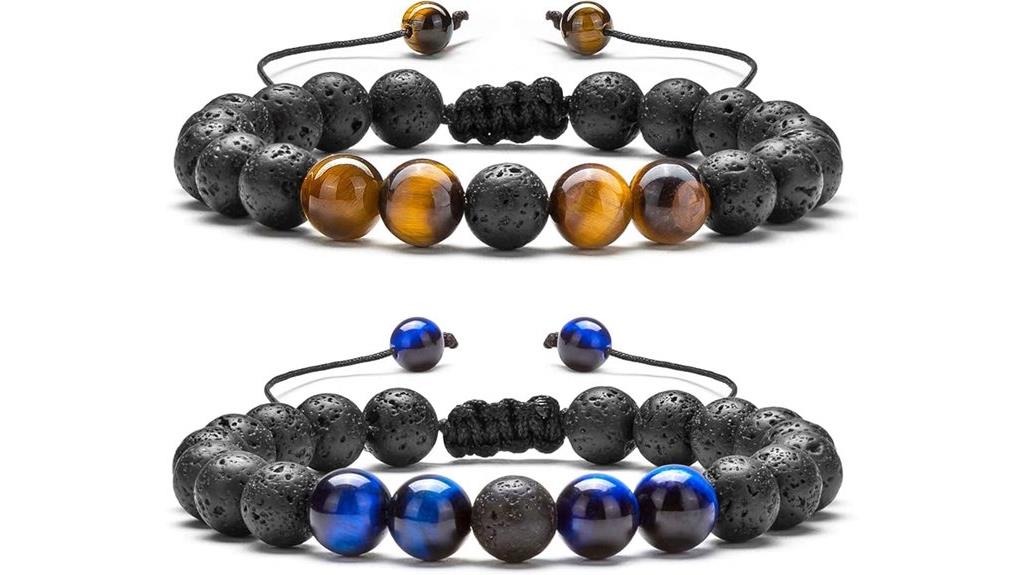 lava rock aromatherapy bracelet