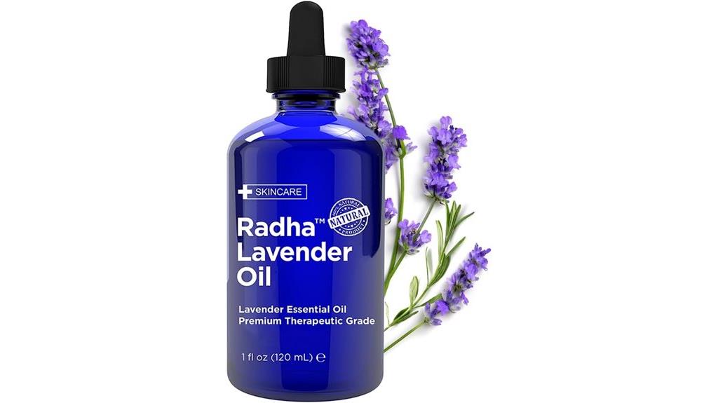 lavender essential oil bottle