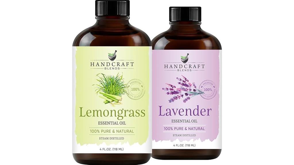 lavender lemongrass essential set