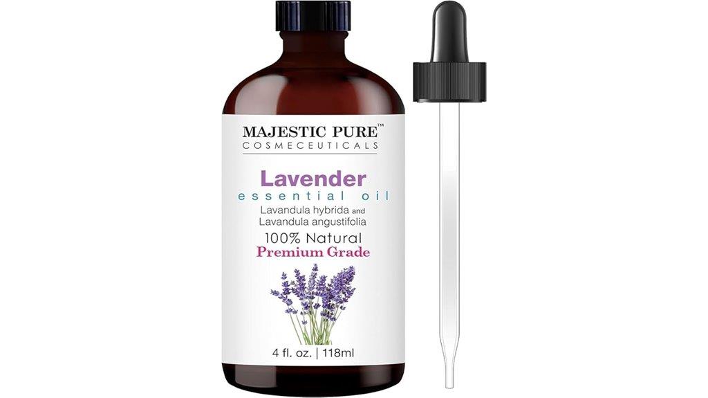 lavender oil with dropper