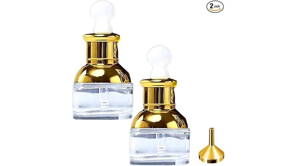 luxury 20ml glass dropper