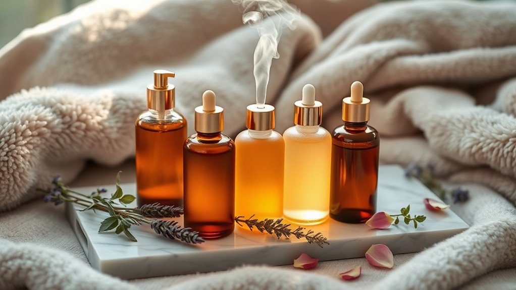 luxury aromatherapy oil selection