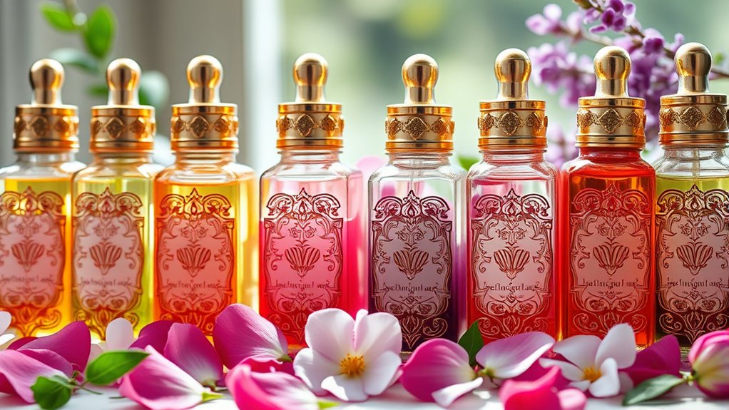 luxury floral essential oils