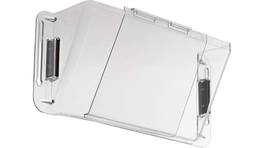 magnetic air vent deflector