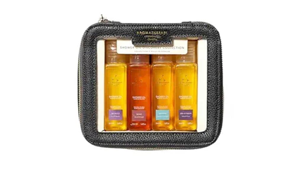 mini shower oil set