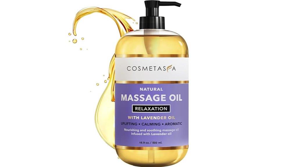natural lavender massage oil