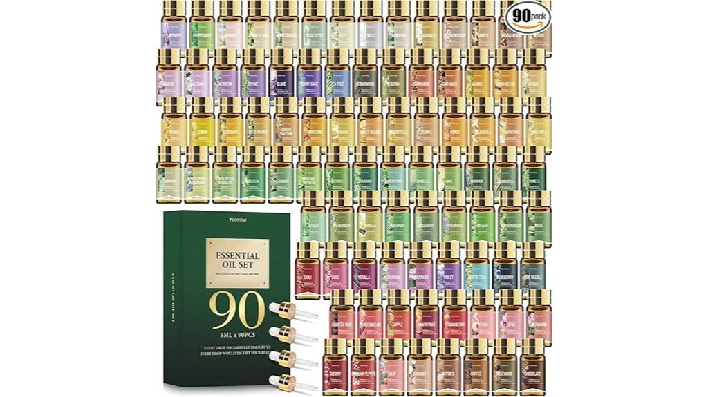 ninety essential oil collection