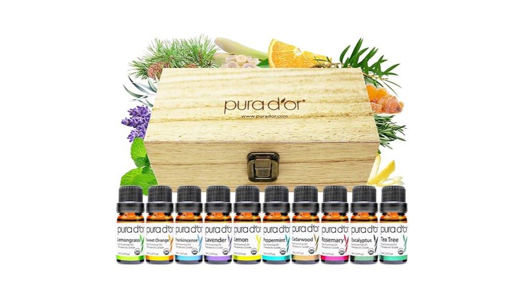 organic 10 pack essential oils