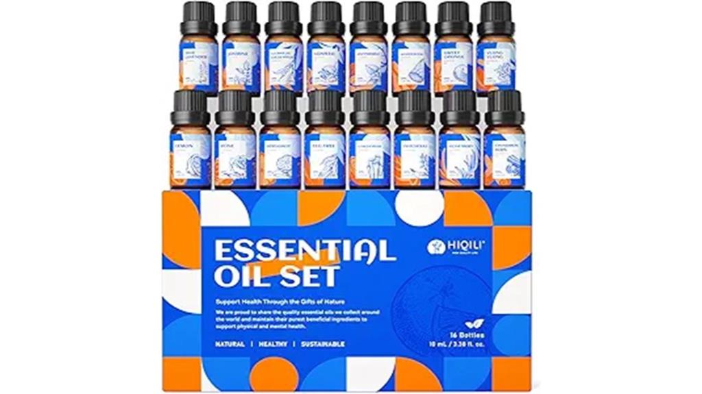 organic aromatherapy oil set