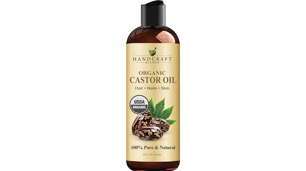 organic castor oil bottle
