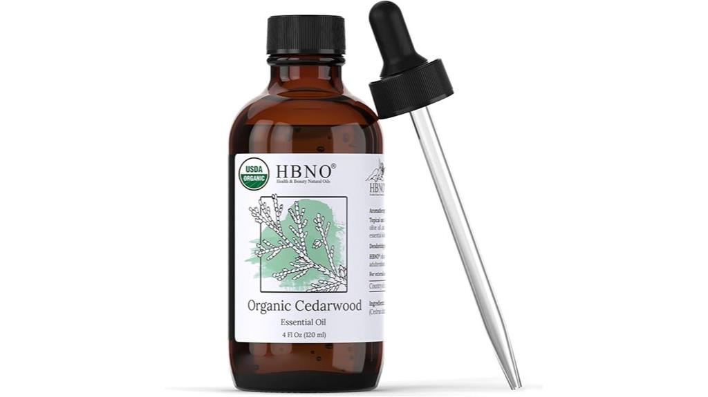 organic cedarwood essential oil