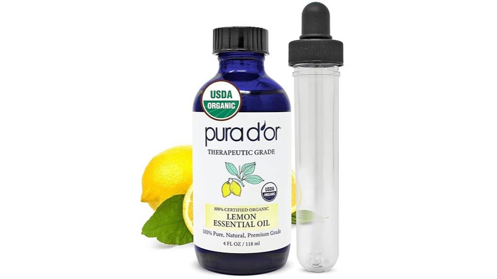 organic lemon essential oil