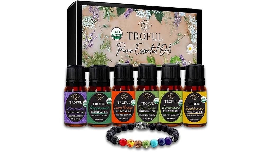 organic oils with bracelet