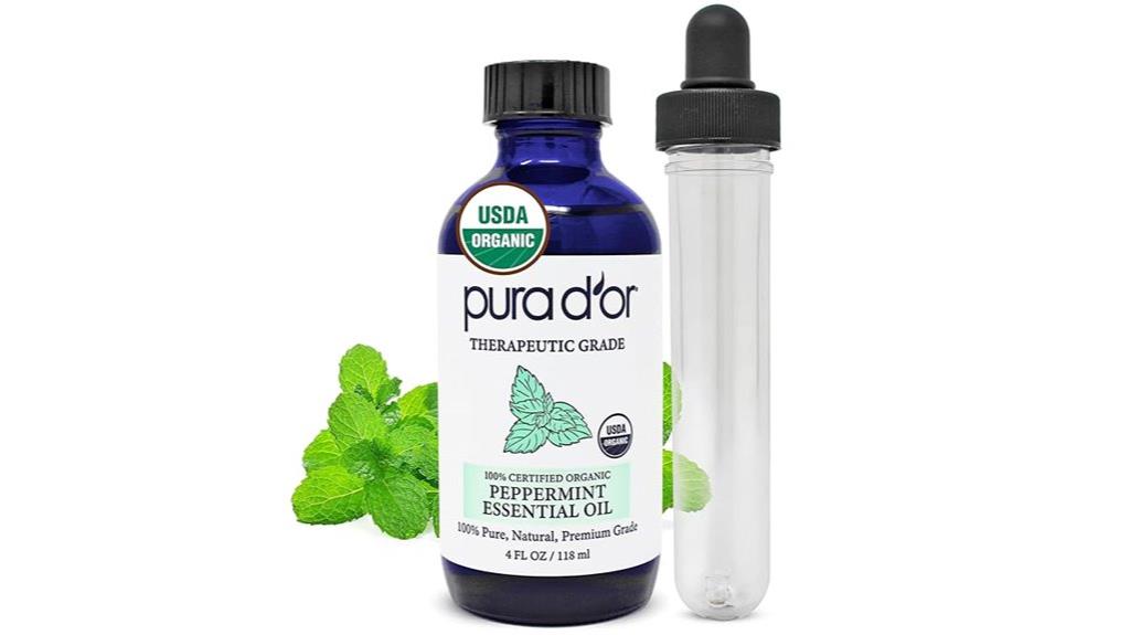 organic peppermint oil 4oz