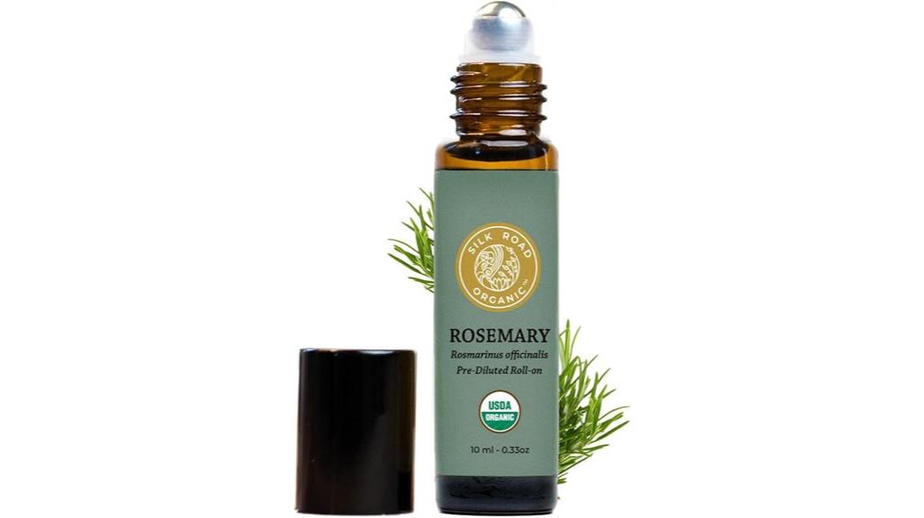 organic rosemary jojoba roll on