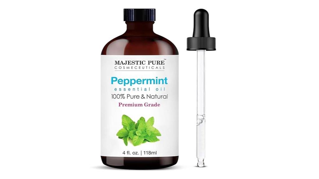 peppermint essential oil dropper