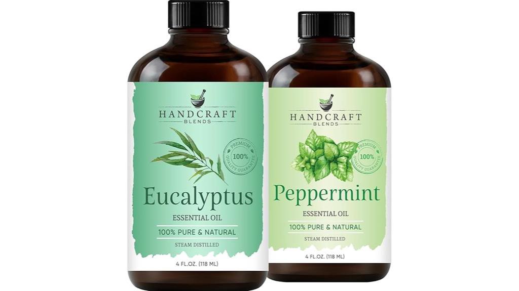 peppermint eucalyptus essential oils