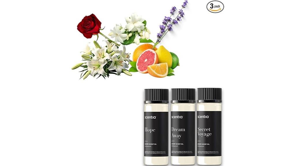 perfume inspired diffuser oil set
