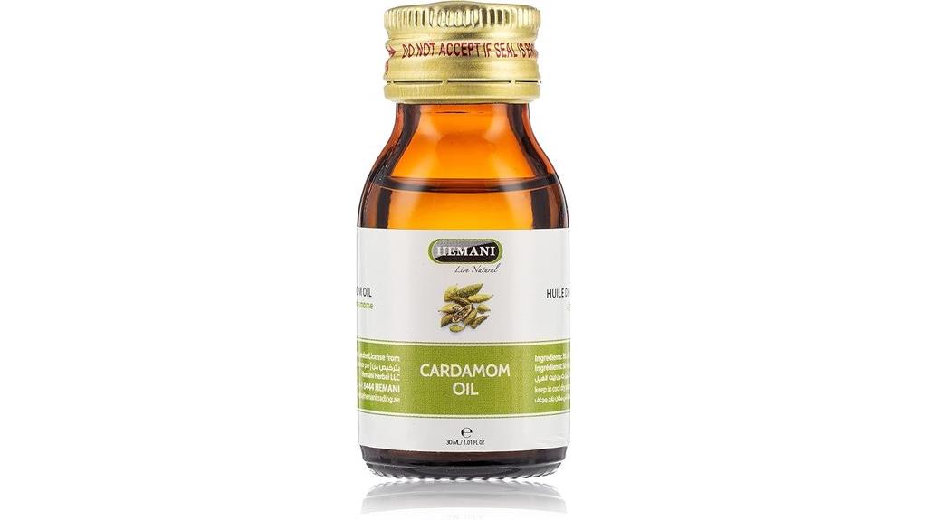 pure natural cardamom oil