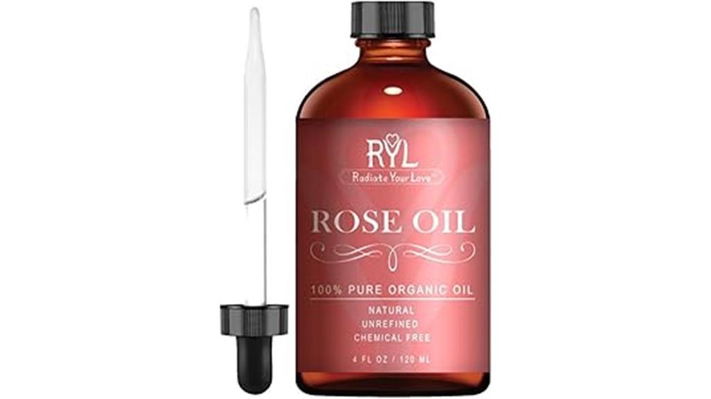 pure organic rose oil