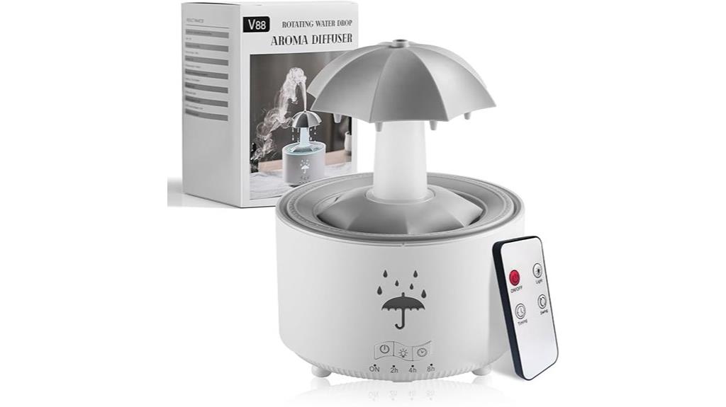 rain themed aromatherapy humidifier