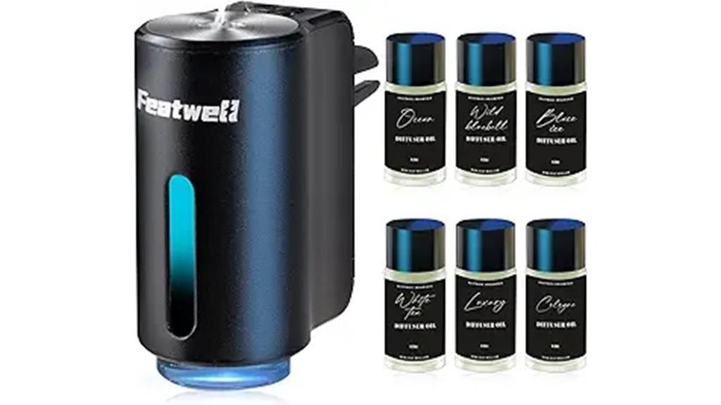 rechargeable black car diffuser