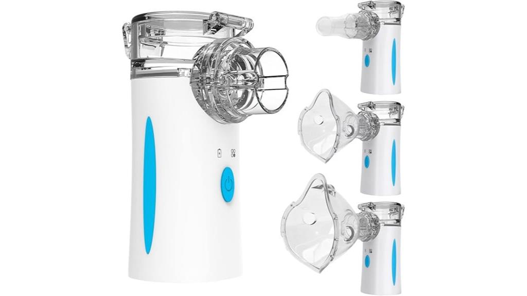 rechargeable self cleaning ultrasonic nebulizer