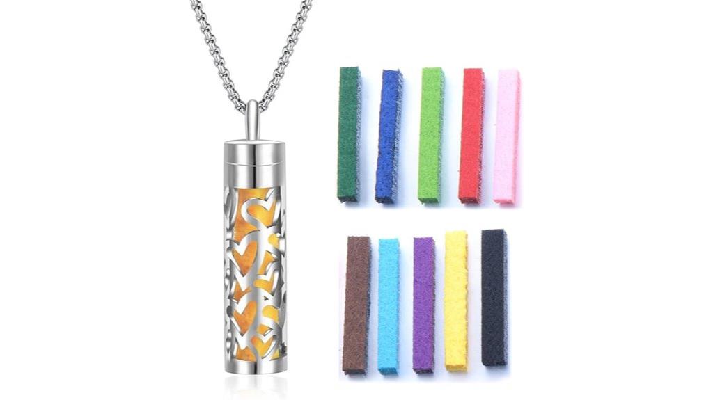 refillable aromatherapy necklace