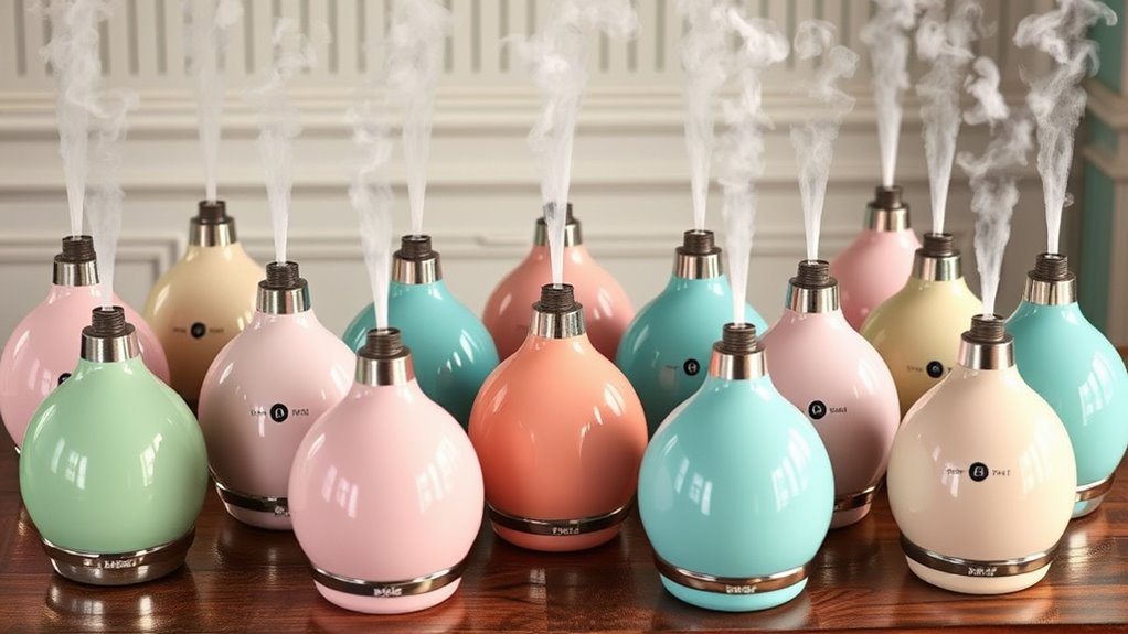 retro inspired aromatherapy diffusers