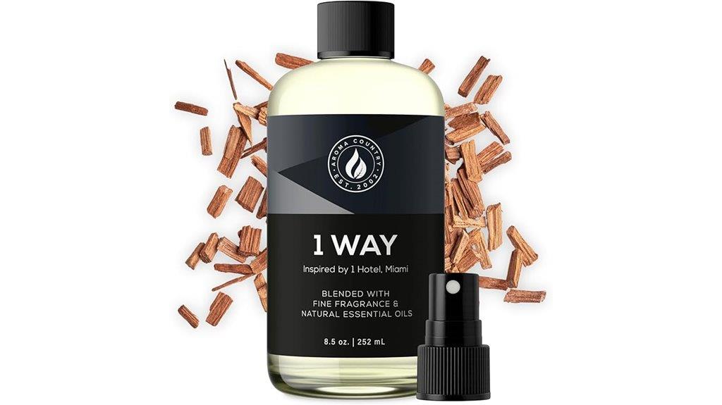 santal diffuser oil bottle