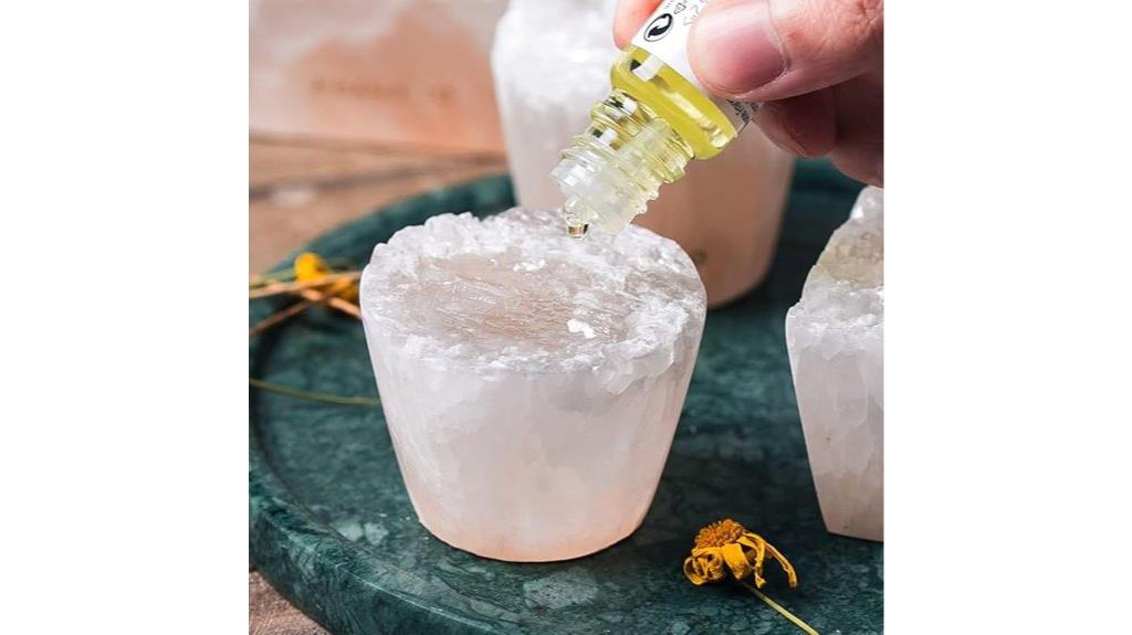 selenite oil diffuser cylinder