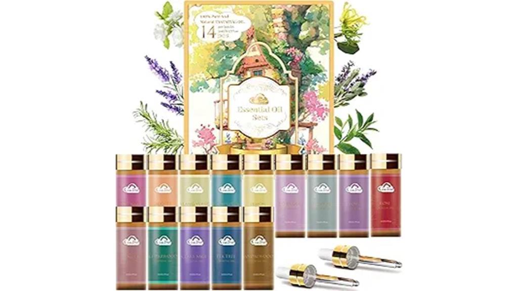 set of 14 essential oils