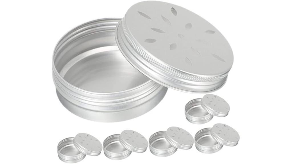 six 80ml training scent containers