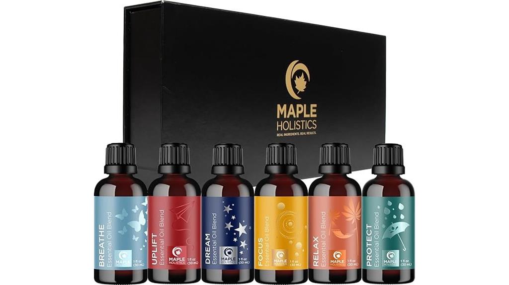 six blend aromatherapy set