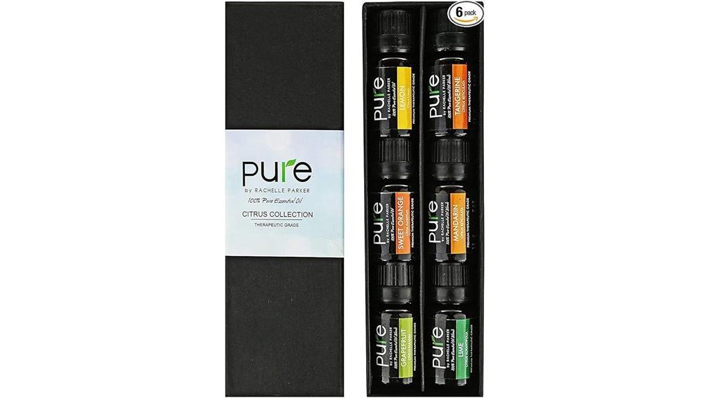 six citrus essential oils