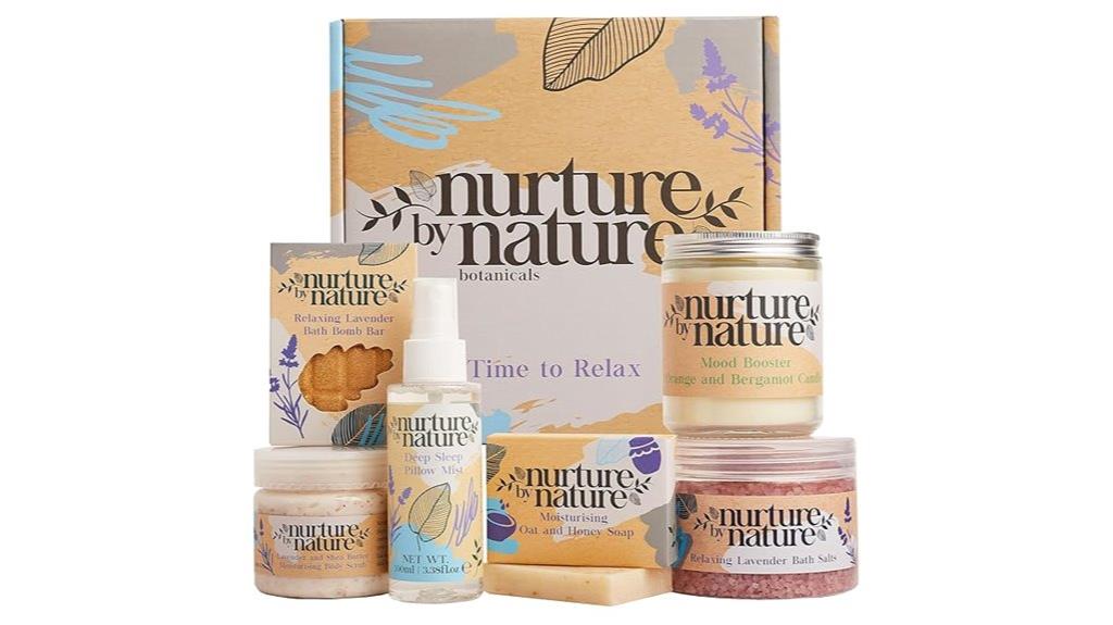 six piece relaxation spa set