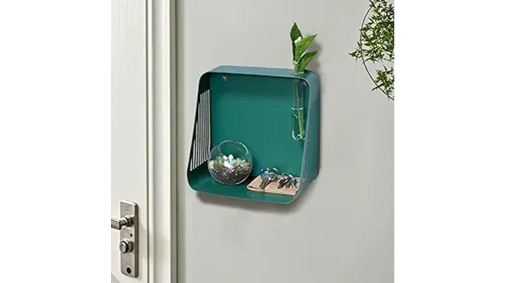 sleek modern wall shelf