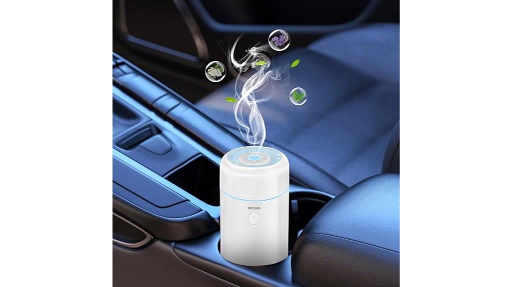 small car diffuser with leds