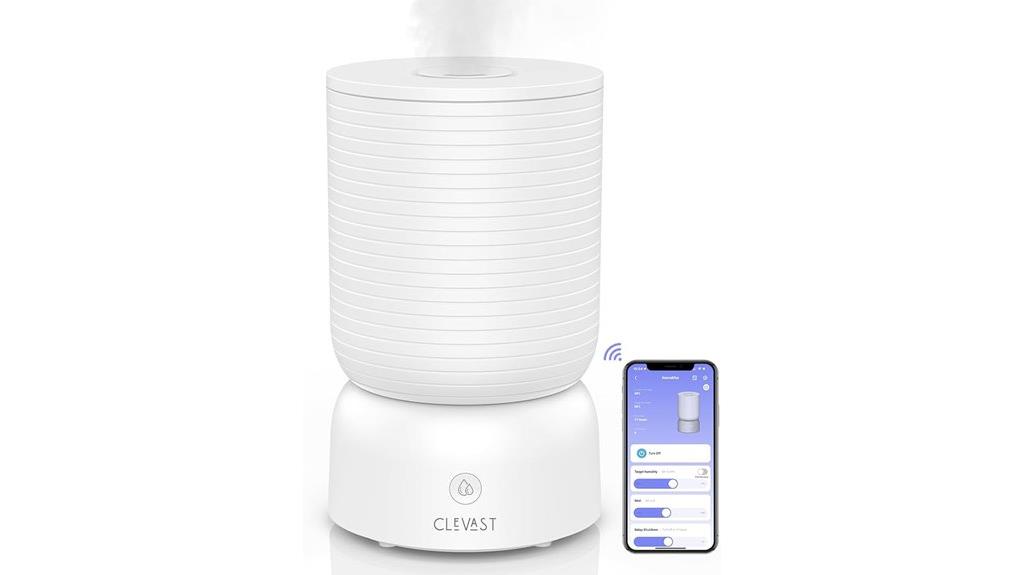 smart humidifier with diffuser