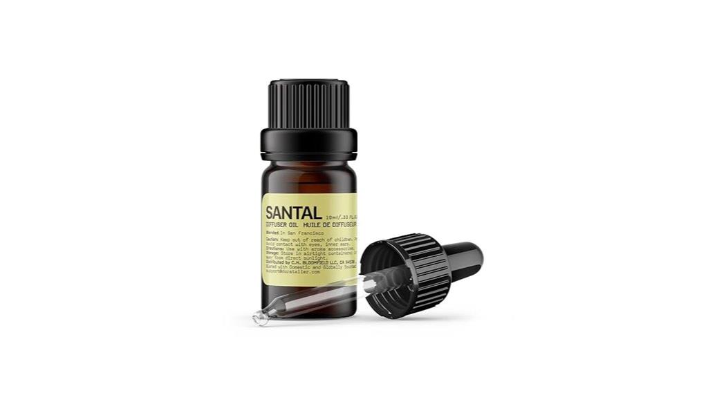 smoky sandalwood diffuser oil