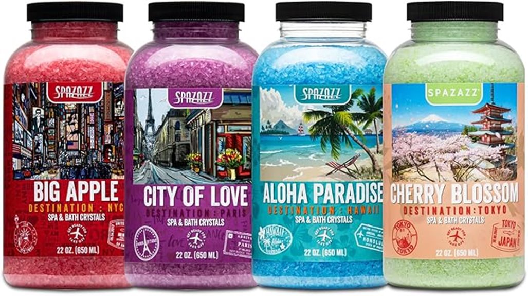 spa aromatherapy salt bundle