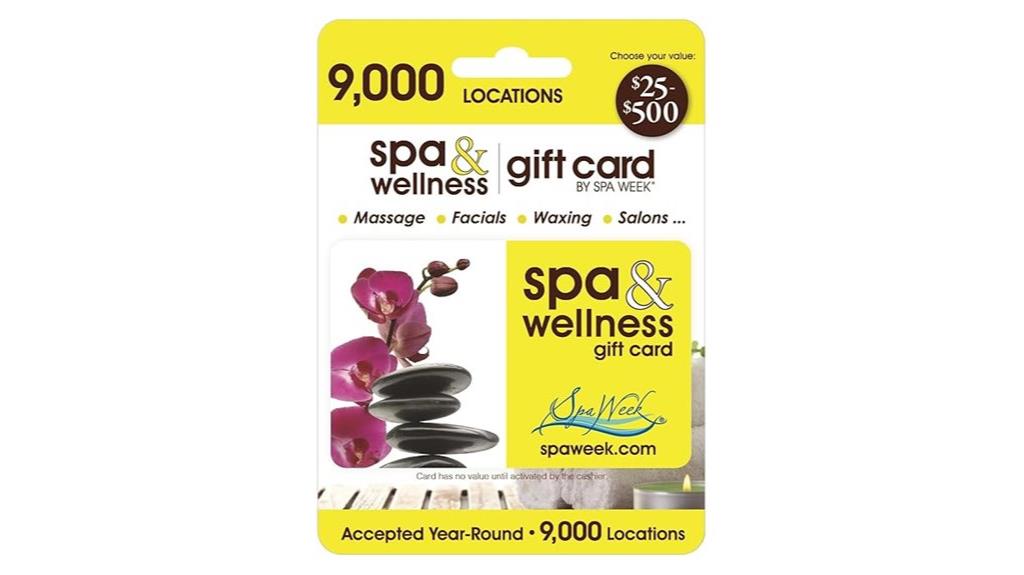 spa gift card promotion