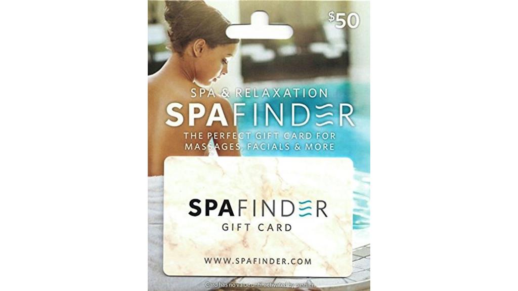spa gift card purchase